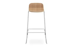 Normann Copenhagen - Just Barstool w. Back 75 cm