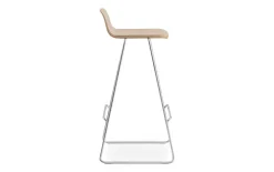 Normann Copenhagen - Just Barstool w. Back 75 cm
