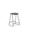 Normann Copenhagen - Just Barstool 65 cm Full Upholstery Black Steel