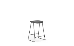 Normann Copenhagen - Just Barstool 65 cm Full Upholstery Black Steel