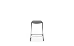Normann Copenhagen - Just Barstool 65 cm Full Upholstery Black Steel