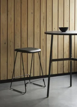 Normann Copenhagen - Just Barstool 65 cm Full Upholstery Black Steel