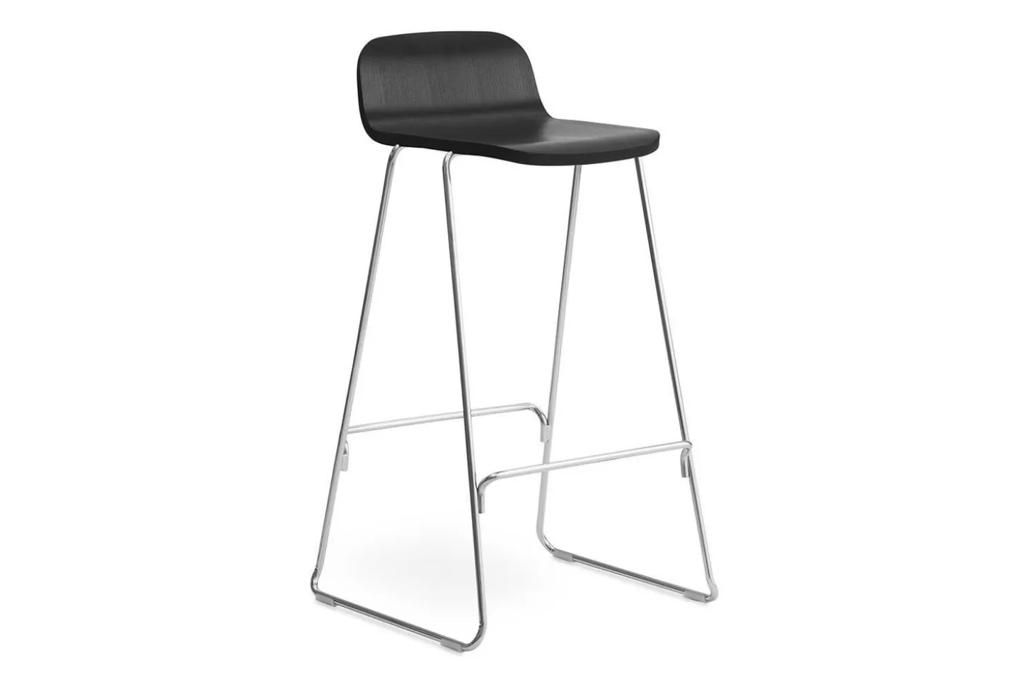 Normann Copenhagen - Just Barstool w. back 75 cm