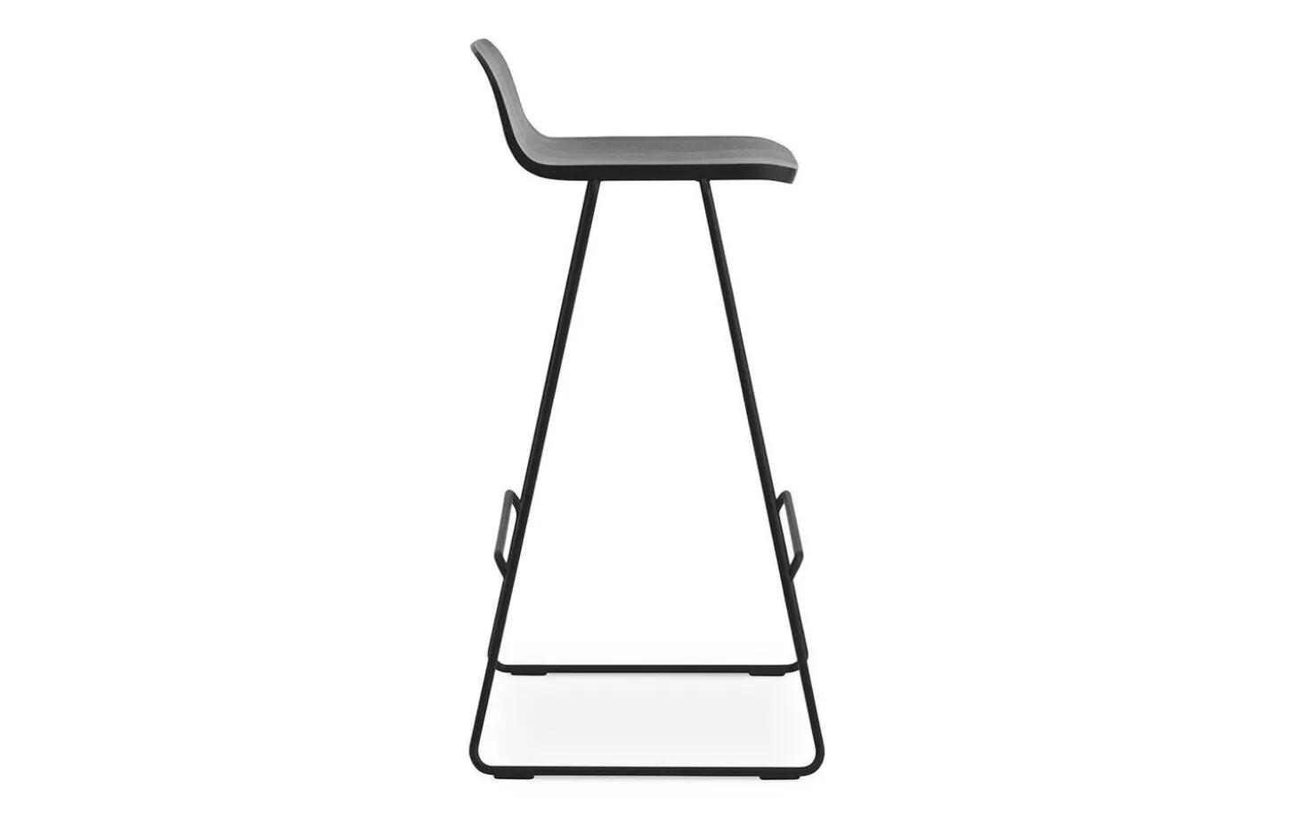 Normann Copenhagen - Just Barstool w. Back 75 cm