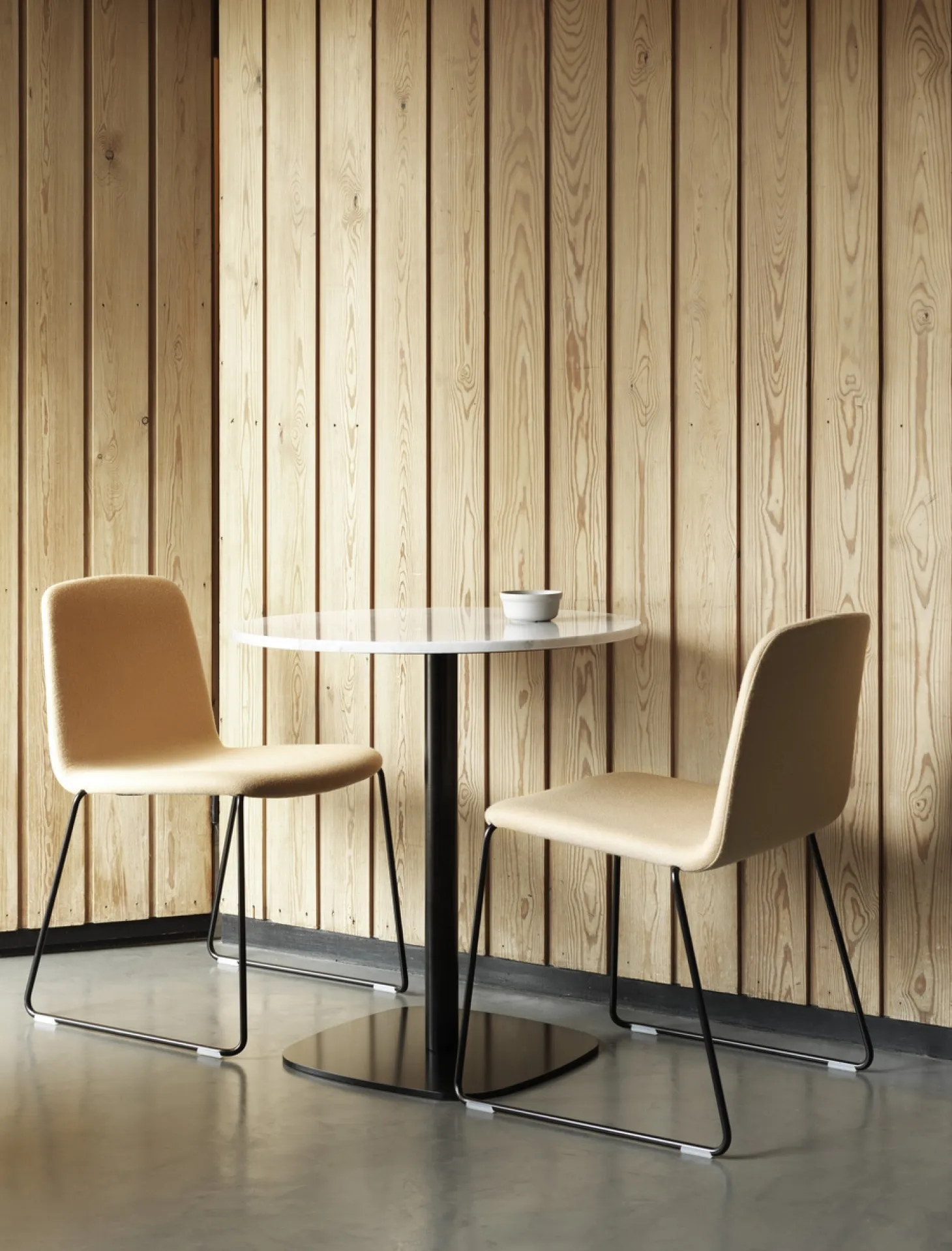 Normann Copenhagen - Just Chair Full Upholstery Black Steel