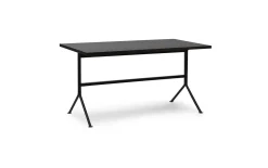 Normann Copenhagen - Kip Desk Black Steel - Dark Brown