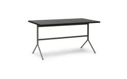 Normann Copenhagen - Kip Desk Grey Steel - Dark Brown