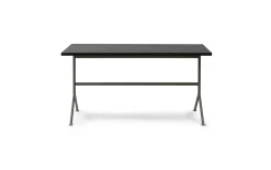 Normann Copenhagen - Kip Desk Grey Steel - Dark Brown