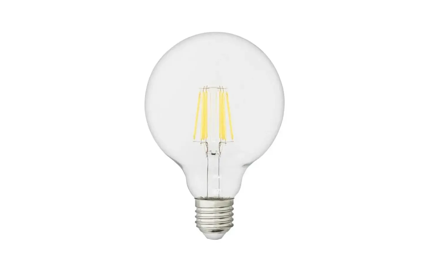Normann Copenhagen - LED Bulb Globe 8W Ø95 Clear - E27 EU