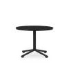Normann Copenhagen - Lunar Coffee Table H45 Ø60 cm Black Alu