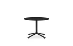 Normann Copenhagen - Lunar Coffee Table H45 Ø60 cm Black Alu
