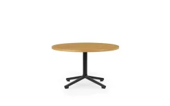 Normann Copenhagen - Lunar Coffee Table H40 Ø70 cm Black Alu