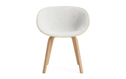 Normann Copenhagen - Mat Armchair Front Upholstery Hemp Beech - Hallingdal 110