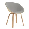 Normann Copenhagen - Mat Armchair Front Upholstery Hemp Beech - Remix 133
