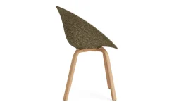 Normann Copenhagen - Mat Armchair Front Upholstery Seaweed Beech - Hallingdal 110