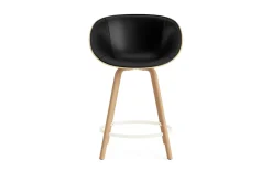 Normann Copenhagen - Mat Bar Armchair 65 cm Front Upholstery Hemp Beech/Cream - Ultra 41599