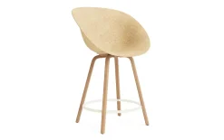 Normann Copenhagen - Mat Bar Armchair 65 cm Beech/Cream - Hemp