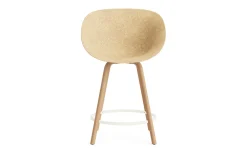 Normann Copenhagen - Mat Bar Armchair 65 cm Beech/Cream - Hemp
