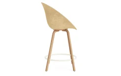 Normann Copenhagen - Mat Bar Armchair 65 cm Beech/Cream - Hemp