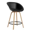 Normann Copenhagen - Mat Bar Armchair 65 cm Full Upholstery Beech/Black - Ultra 41599