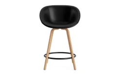 Normann Copenhagen - Mat Bar Armchair 65 cm Full Upholstery Beech/Black - Ultra 41599