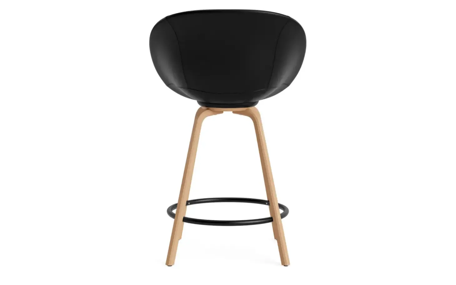 Normann Copenhagen - Mat Bar Armchair 65 cm Full Upholstery Beech/Black - Ultra 41599