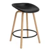 Normann Copenhagen - Mat Barstool 65 cm Full Upholstery Beech/Black - Ultra 41599