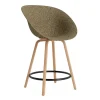 Normann Copenhagen - Mat Bar Armchair 65 cm Beech/Black - Seaweed