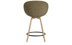 Normann Copenhagen - Mat Bar Armchair 65 cm Beech/Black - Seaweed