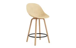 Normann Copenhagen - Mat Bar Chair 65 cm Beech/Black - Hemp