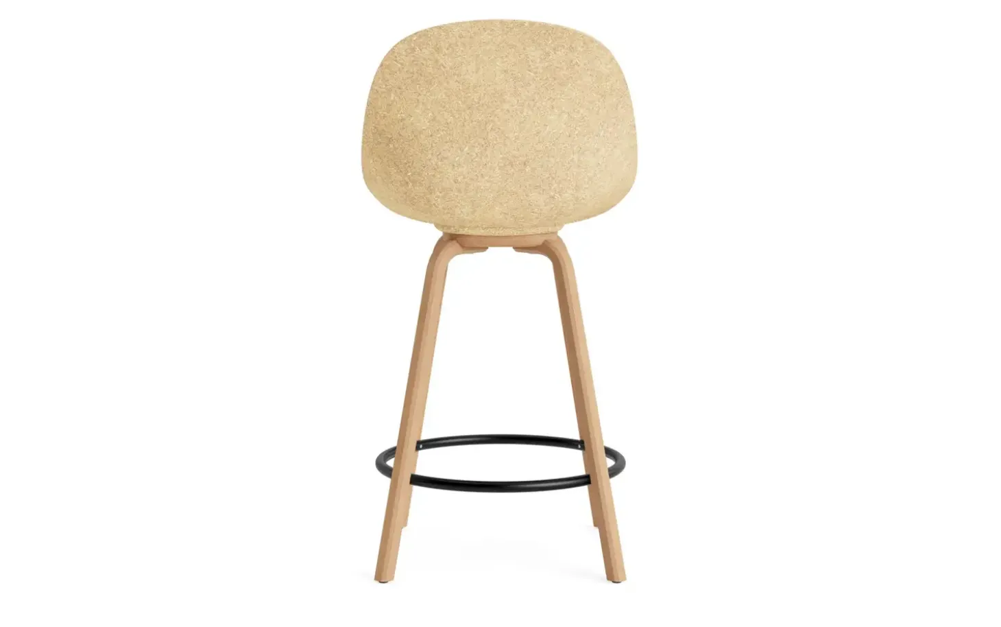 Normann Copenhagen - Mat Bar Chair 65 cm Beech/Black - Hemp