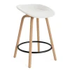 Normann Copenhagen - Mat Barstool 65 cm Full Upholstery Beech/Black - Hallingdal 110