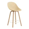 Normann Copenhagen - Mat Bar Chair 65 cm Beech/Cream - Hemp