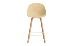 Normann Copenhagen - Mat Bar Chair 65 cm Beech/Cream - Hemp