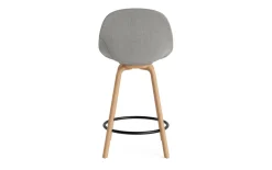 Normann Copenhagen - Mat Bar Chair 65 cm Full Upholstery Beech/Black - Remix 133