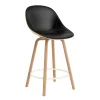 Normann Copenhagen - Mat Bar Chair 65 cm Front Upholstery Hemp Beech/Cream - Ultra 41599