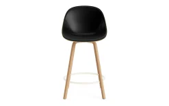 Normann Copenhagen - Mat Bar Chair 65 cm Front Upholstery Hemp Beech/Cream - Ultra 41599