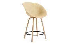 Normann Copenhagen - Mat Bar Armchair 65 cm Beech/Black - Hemp