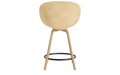 Normann Copenhagen - Mat Bar Armchair 65 cm Beech/Black - Hemp