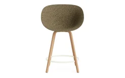 Normann Copenhagen - Mat Bar Armchair 65 cm Beech/Cream - Seaweed