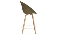 Normann Copenhagen - Mat Bar Armchair 65 cm Beech/Cream - Seaweed
