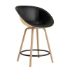 Normann Copenhagen - Mat Bar Armchair 65 cm Front Upholstery Hemp Beech/Black - Ultra 41599
