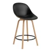 Normann Copenhagen - Mat Bar Chair 65 cm Front Upholstery Seaweed Beech/Black - Ultra 41599