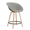 Normann Copenhagen - Mat Bar Armchair 65 cm Front Upholstery Seaweed Beech/Black - Remix 133