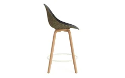 Normann Copenhagen - Mat Bar Chair 65 cm Front Upholstery Seaweed Beech/Cream - Ultra 41599
