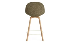 Normann Copenhagen - Mat Bar Chair 65 cm Front Upholstery Seaweed Beech/Cream - Ultra 41599