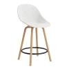 Normann Copenhagen - Mat Bar Chair 65 cm Full Upholstery Beech/Black - Hallingdal 110