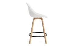 Normann Copenhagen - Mat Bar Chair 65 cm Full Upholstery Beech/Black - Hallingdal 110