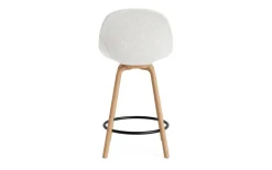 Normann Copenhagen - Mat Bar Chair 65 cm Full Upholstery Beech/Black - Hallingdal 110