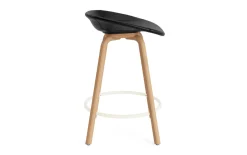 Normann Copenhagen - Mat Barstool 65 cm Full Upholstery Beech/Cream - Ultra 41599